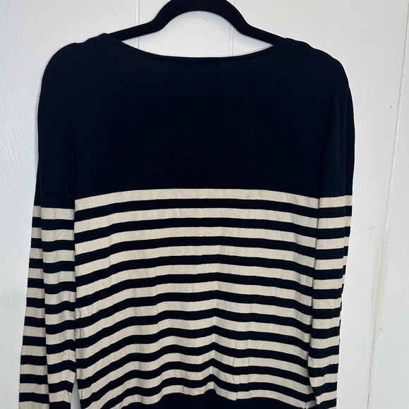 Zara Blue and Cream Striped Sweater - Picture 12 of 12